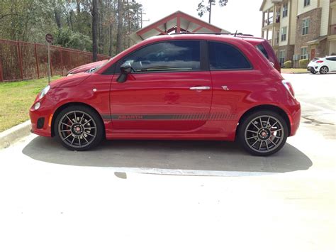 Just Lowered My Rosso Abarth With Neu F Springs Fiat 500 Forum