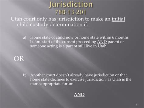 Ppt Overview Of The Uniform Child Custody Jurisdiction And