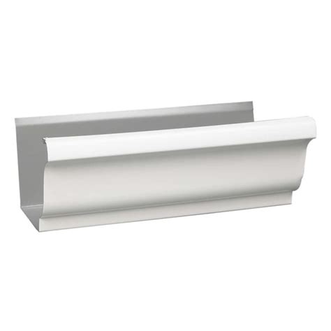 Errors will be corrected where discovered, and lowe's reserves the right to revoke any stated offer and to correct any errors, inaccuracies or omissions including after an order has been submitted. Amerimax 4-in x 120-in White K Style Gutter in the Gutters department at Lowes.com