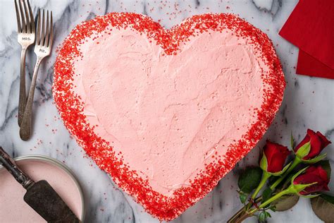 Make A Heart Shaped Valentines Day Cake No Special Pan Needed