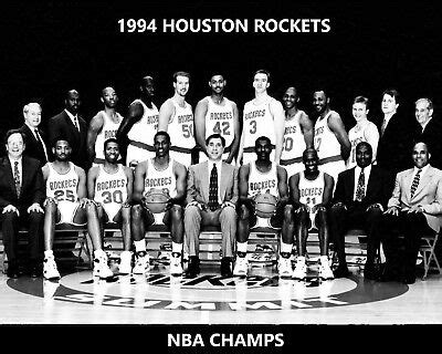 Houston Rockets Team X Photo Picture Basketball Nba Ebay