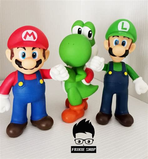 Figuras De Colección Super Mario Bros Set 3 Piezas 36900 En