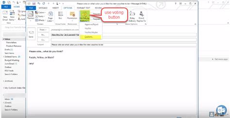 Creating Voting Buttons In A Message In Outlook 2013 Dp Tech Group