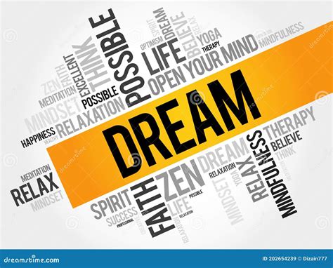 Dream Word Cloud Stock Illustration Illustration Of Happiness 202654239