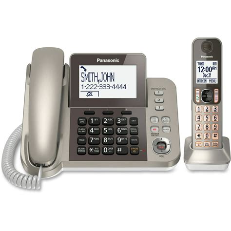 Panasonic Pankxtgf350n Cordedcordless Phoneanswering Machine 1