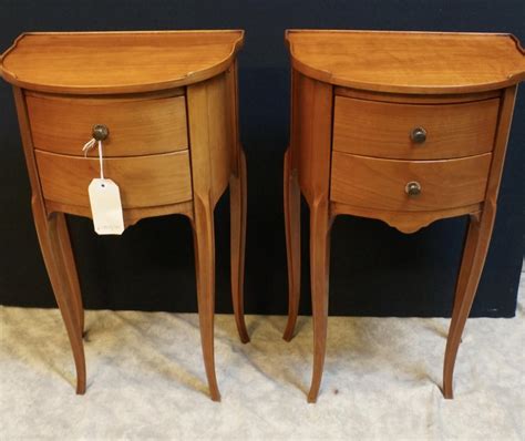 Buy Pair Of Cherry Wood Bedside Cabinets From Seanic Antiques