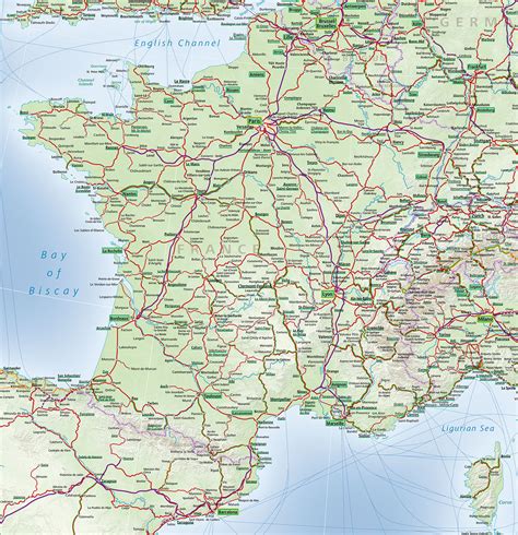 Map Of Trains In France