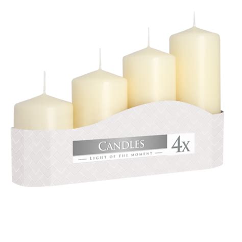 tall pillar candles ivory church candles in different sizes