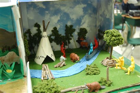 Dsc0177 1600×1064 Shoebox Diorama Native American Projects