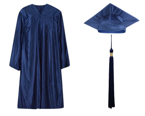 Graduation Cap Gown And Tassel Shiny Finish Many Colors And Sizes