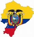 Mapa Bandera de Ecuador