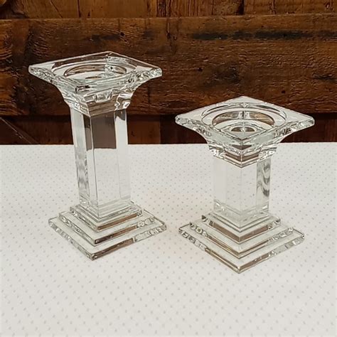 Shannon Crystal Accents Shannon Crystal Square Pillar Candle