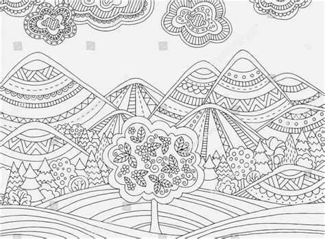 Mountain coloring page that you can customize and print for kids. Mountain Mandala Coloring Page - Free Printable Coloring ...