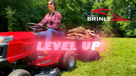 Level Up Your Lawn Care With New And Improved Brinly Attachments Youtube