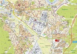Kaarten van Potsdam | Gedetailleerde gedrukte plattegronden van Potsdam ...