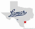 Map of Lamar, TX, Texas