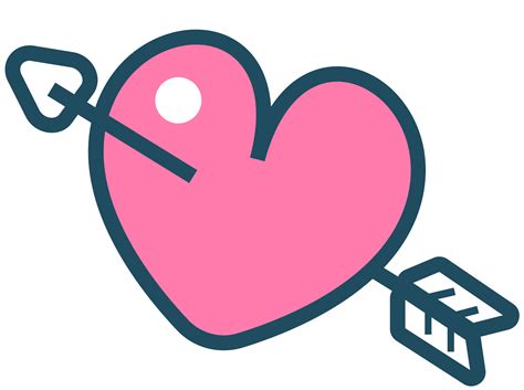 Heart With Arrow 1186877 Png