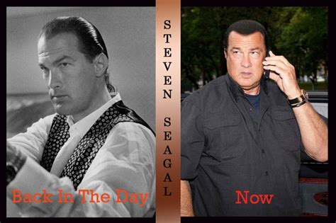 Steven Seagal Steven Seagal Celebrities Then And Now Actors