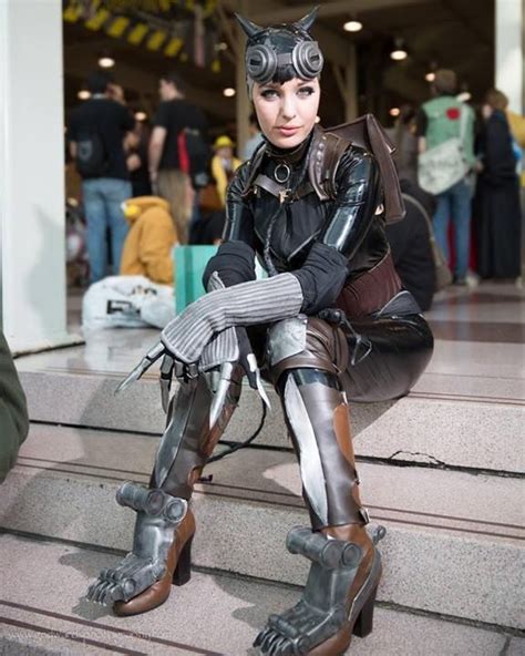 Steampunk Catwoman By Lisa Lou Who Cosplay Steampunk Catwoman