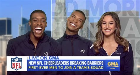Meet The Nfl S First Male Cheerleaders Quinton And Napoleon Towleroad Gay News