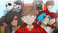 Norway But Different Characters Sing It (FNF Animation) - YouTube