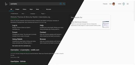 I Created A Dark Theme For Bing That Automatically Changes Between