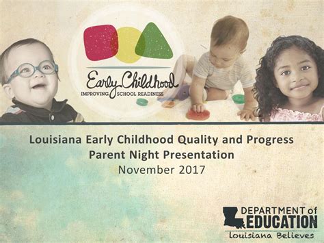 Louisiana Early Childhood Quality And Progress Ppt Download