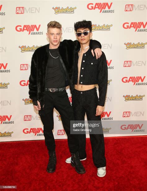 Harley Xavier And Luca Ambrose Attend The 2023 Gayvn Awards Show At News Photo Getty Images