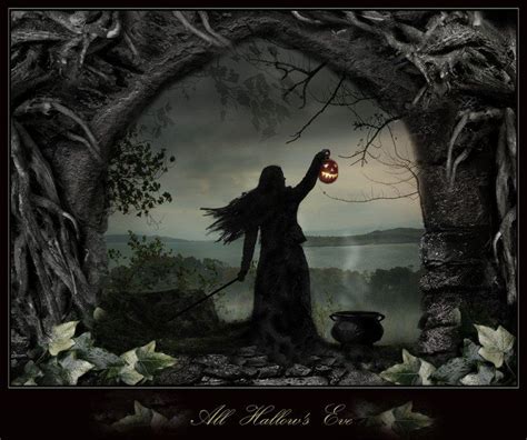 All Hallowed Eve Night Samhain Samhain Halloween Halloween Eve