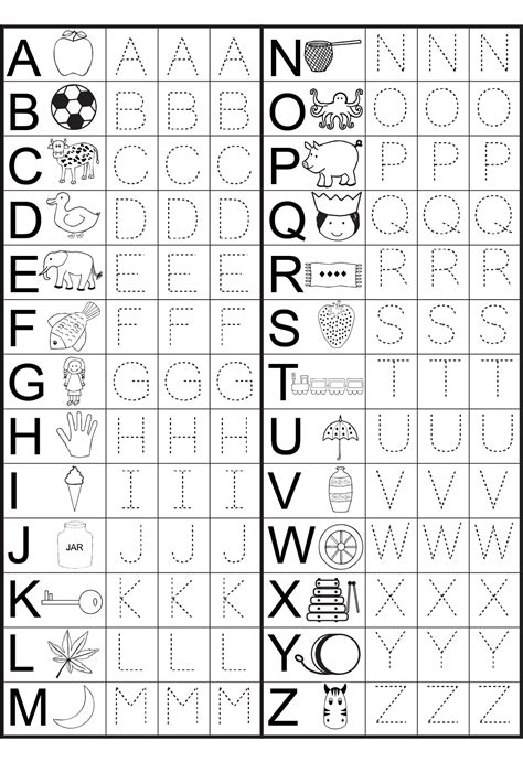 This printable alphabet worksheet helps students practice upper and. Alphabet Order Worksheets For Kindergarten ...
