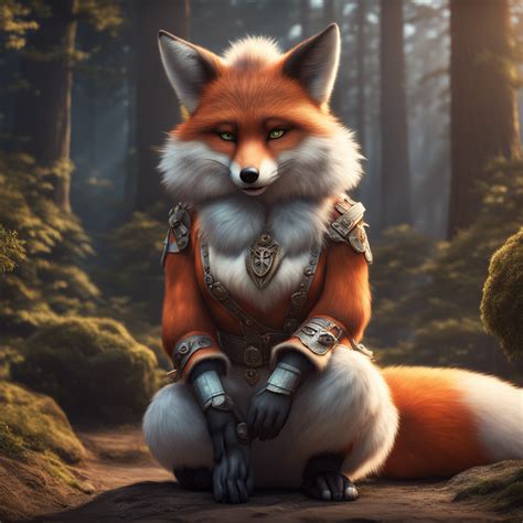 Stormi Free AI Based Image Generator Furry Anthro Hybrid Female Fox Bbw