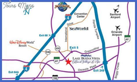Orlando Map Tourist Attractions
