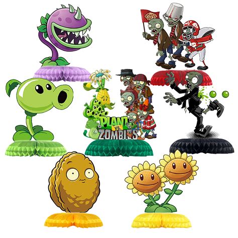 Buy Plants Vs Zombies Birthday Party Supplies 7pcs Game Theme