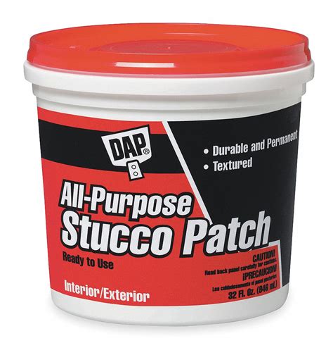 Dap 1 Gal Size Pail All Purpose Stucco Patch 2gkz560590 Grainger