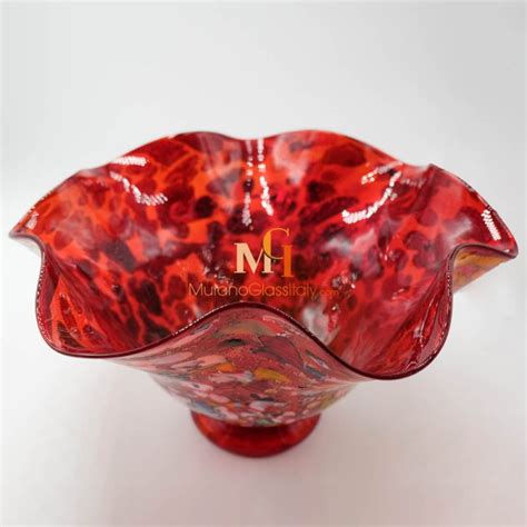 Murano Glass Bowls Centerpiece Made In Murano