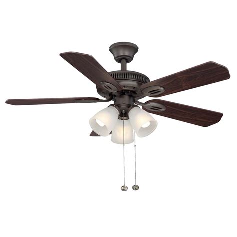 Hampton Bay Glendale 42 In Indoor Oil Rubbed Bronze Ceiling Fan With