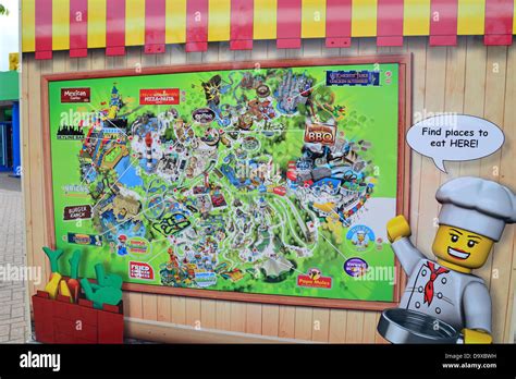 Resort Map At Entrance Legoland Windsor Resort Windsor Berkshire