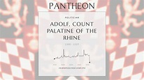 Adolf, Count Palatine of the Rhine Biography | Pantheon