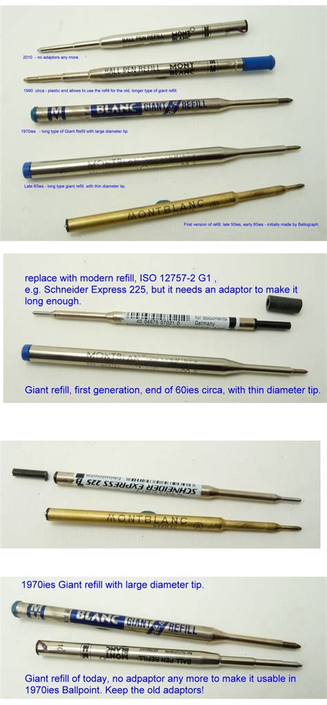Then open up your mont blanc pen refill of choice. Montblanc Giant Ballpoint Refill - Montblanc - The ...