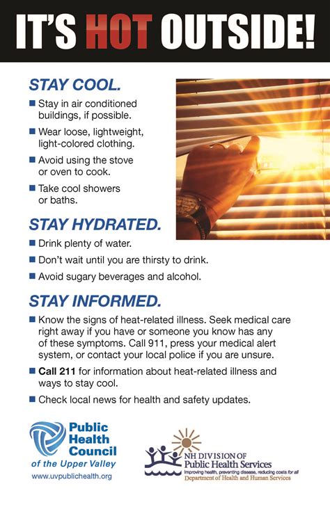 You should upgrade or use an alternative browser. It's Hot Outside! Reducing Heat-Related Illness - Public ...