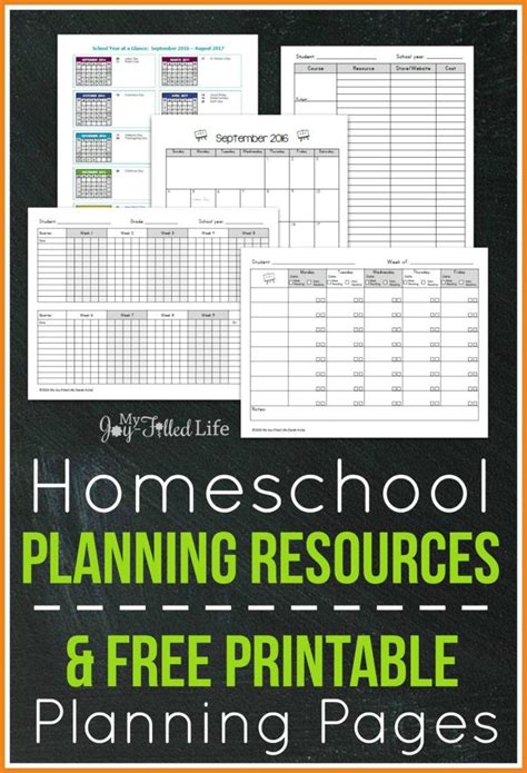 I am excited to finally able to put together a collection of homeschooling organizational printables that you can all enjoy. Top Homeschool Planning Resources & FREE Printable ...