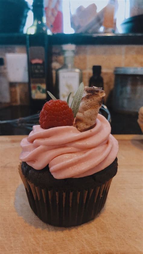 Best Chocolate Cupcake With Fresh Raspberry Frosting 🧁 Best