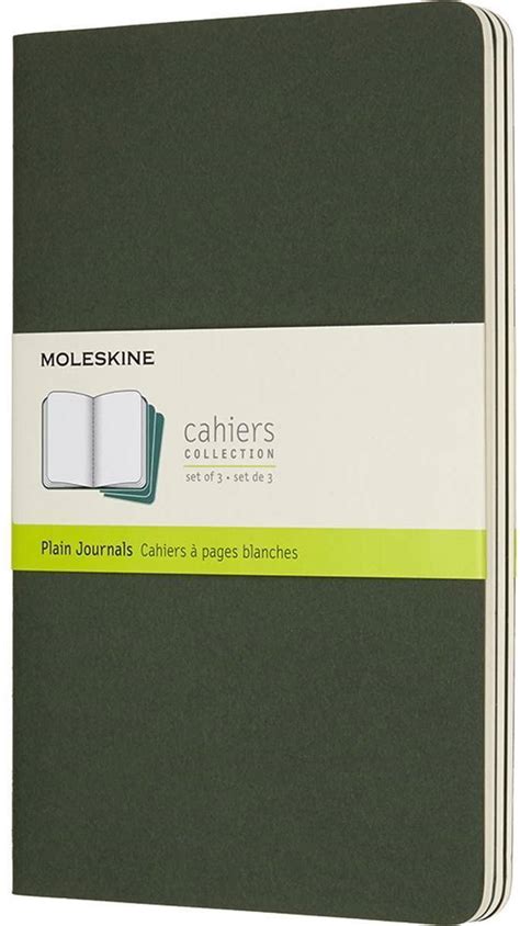 Moleskine Cahier Journals Plain Large 3 Pack Pris