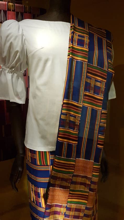 Ashanti Kente Cloth 1963 Bonwire Ghana Strip Woven Cotto Flickr