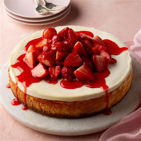 Strawberry Cheesecake Recipe How To Make It Taste Of Home
