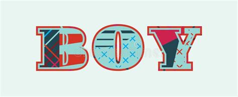 Boy Concept Word Art Illustration Stock Vector Illustration Of