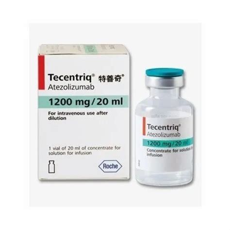 Roche Ltd Tecentriq Atezolizumab 1200mg Packaging Bottle 1 Vial Of