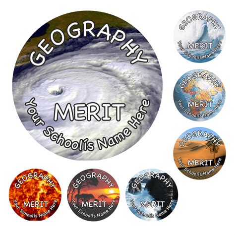 Geography Photographic Stickers Stickers For Teachers