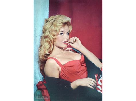 Brigitte Bardot Actress Pin Up W Pocztówki Artystyczne W