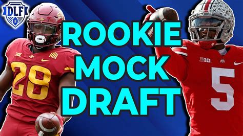 2022 5 Round Post Draft Dynasty 1qb Rookie Mock Draft Youtube